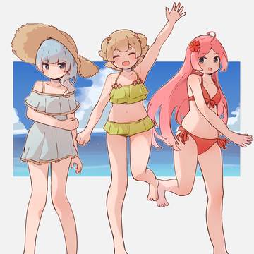 海開きの団地組