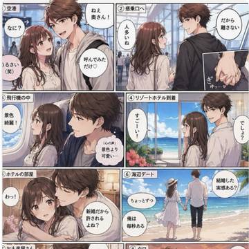 新婚旅行と夏祭り