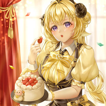【ホロライブ】角巻わため生誕祭イラスト