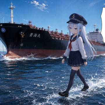 船団護衛をする響