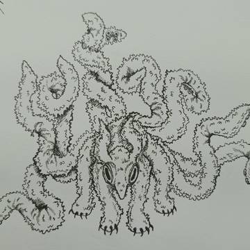 九尾狐（手繪）