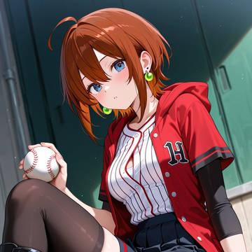 スポーティー制服アレンジ-カジュアル学園コーデ