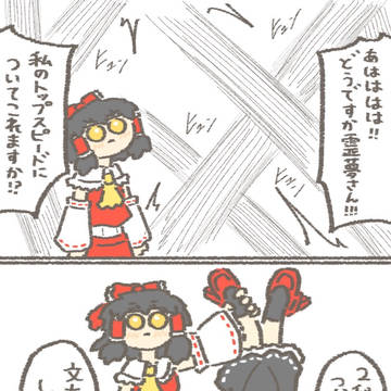 動体視力と反応速度がカンストしている博麗霊夢