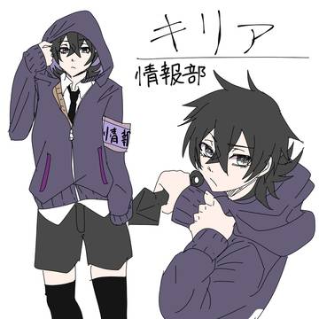 【うちの子】鬼と主人公と情報部の漫画の子『鬼愛』