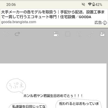 ホンル君ヤン君誕生日おめでとう!!