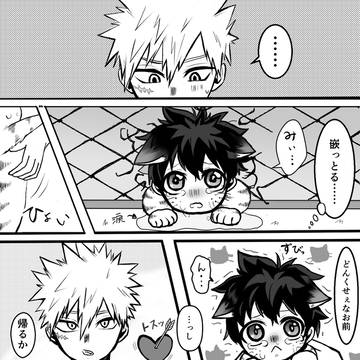 🐱出久を拾うかっちゃん