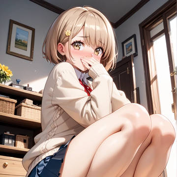 遊びすぎて動けないから……早く抱っこしてお部屋まで連れてって?