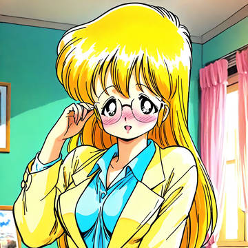 脱いでいくルナ先生