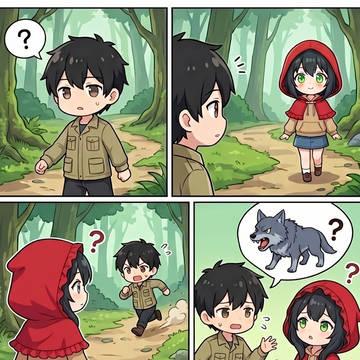 [漫画]初遇“小红帽”