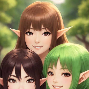 エルフ娘３人　パート８５