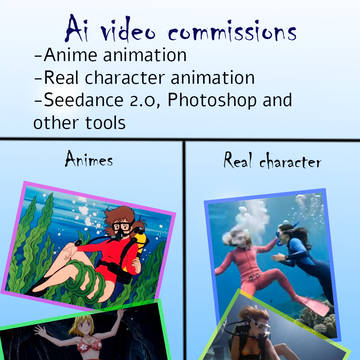 Underwater Ai video commission -
