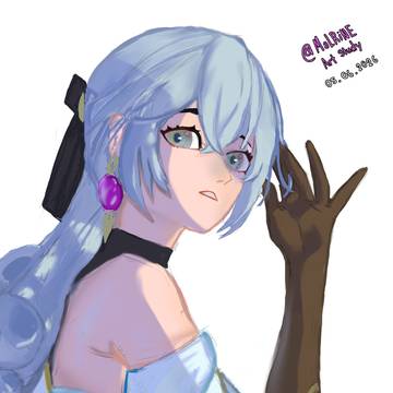 A-Z Character Drawing : B