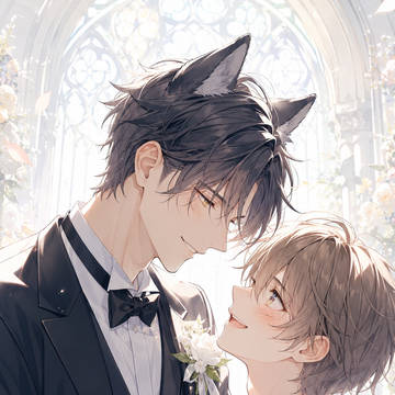 ケモミミ君と人間君
