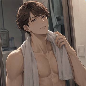 及川徹のお風呂上がり筋肉