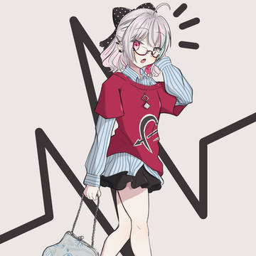 捏造私服衣装石神さん❤️‍🩹(ショート)