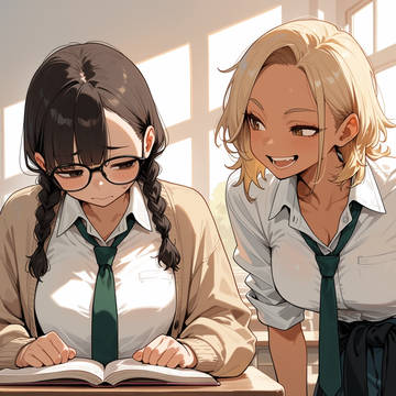 まじめちゃんと距離近めギャル