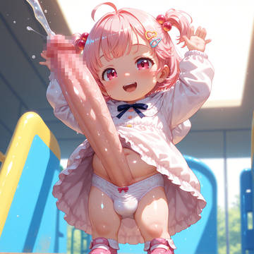 ふたなり巨根女児
