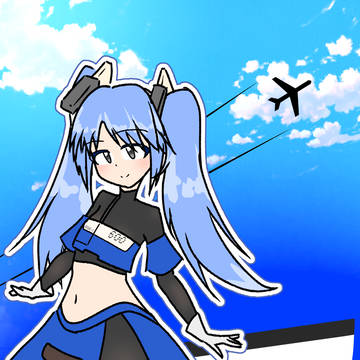 京急600形ブルースカイトレイン　擬人化