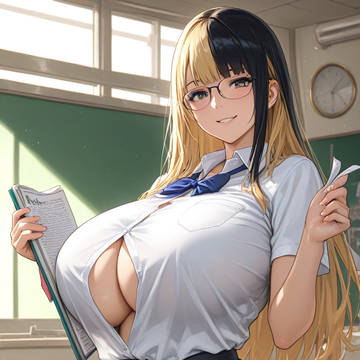 きつくなった服を着た女子