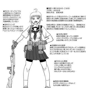 【妄想ネタ】貧乏武装JK 仮案1