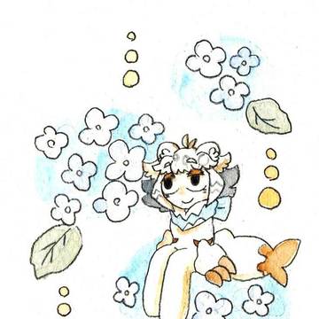 絵具ガチャで出た絵具でお絵かきしてみた