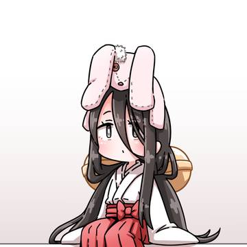 お座りうさぎちゃん
