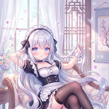 白銀侍女の微光