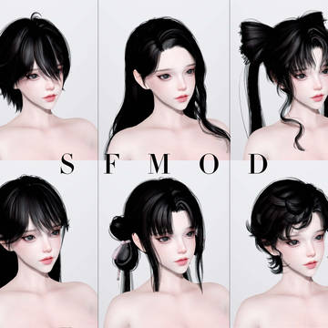 无限暖暖发型包5-HoneySelect2-mod展示