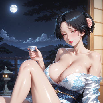 深夜的酒盏