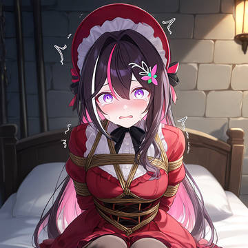 誘拐されて緊縛されたAZKi12