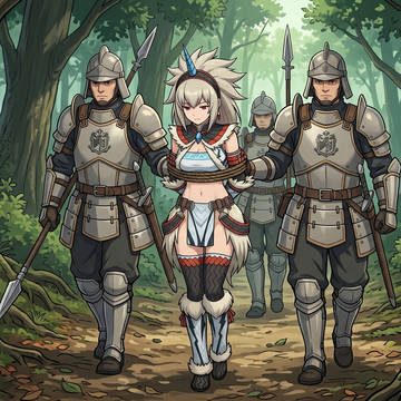 Kirin Hunter Under Arrest