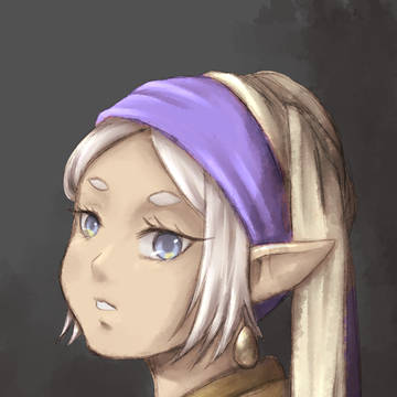 Frieren with a Pearl Earring