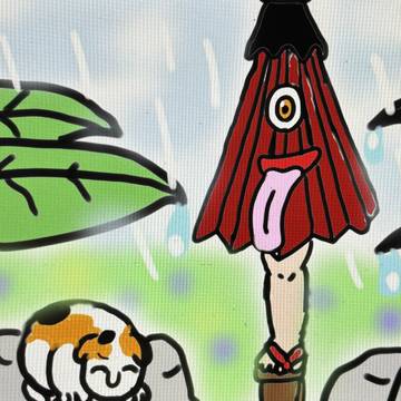 梅雨の妖怪達🌧️