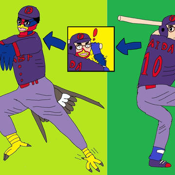 プロ野球チームの若手のホープがツバメ獣人TF