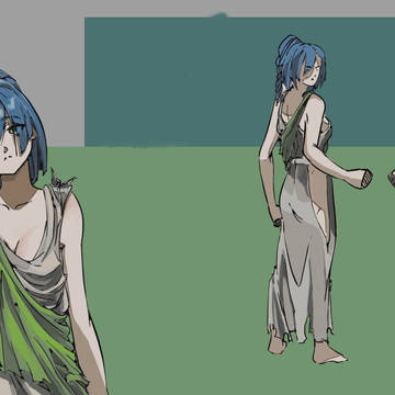 woman caracter art