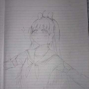 イラスト練習 霞沢ミユさん!