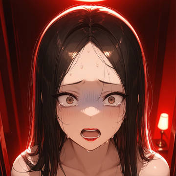 恐怖失禁した女子