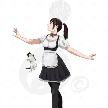 メイドさんもバレエするよ(3枚)