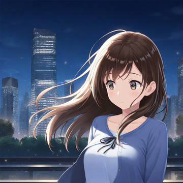 茶髪少女