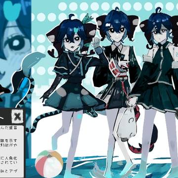 シャチ×重音テト/アザラシ×初音ミク
