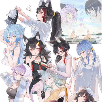 【だいたい毎日イラスト】191〜200日目まとめ