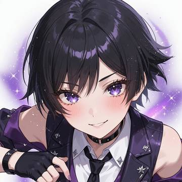 プリズムスタァ化させた私。　※AI生成。