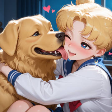 Usagi X Golden Retriever