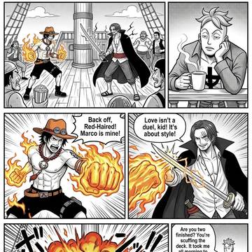Ace, Shanks, Marco