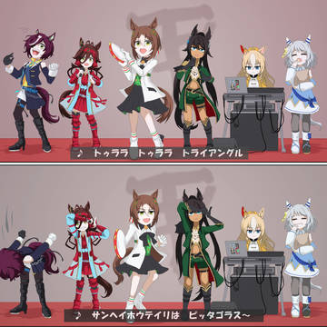 最近テンション高めのファインと歌う02世代ウマ娘