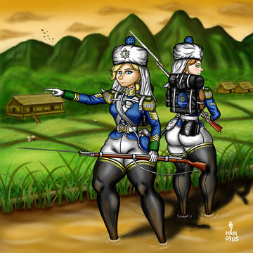 Johanna and Elise in the Southe