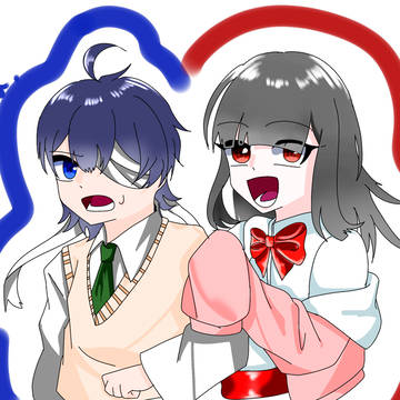 参加!❤️💙