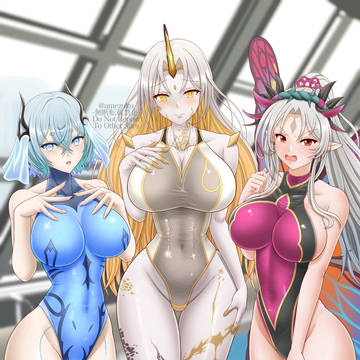 ヒーローズのハイレグ三銃士！
