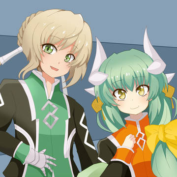 清姫とベディヴィエールのカルデア職員制服+ブーディカさん