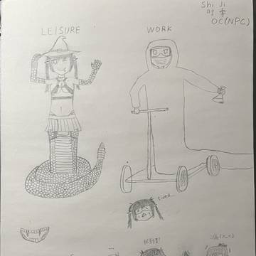 OC(NPC)绘画:拉米亚时季